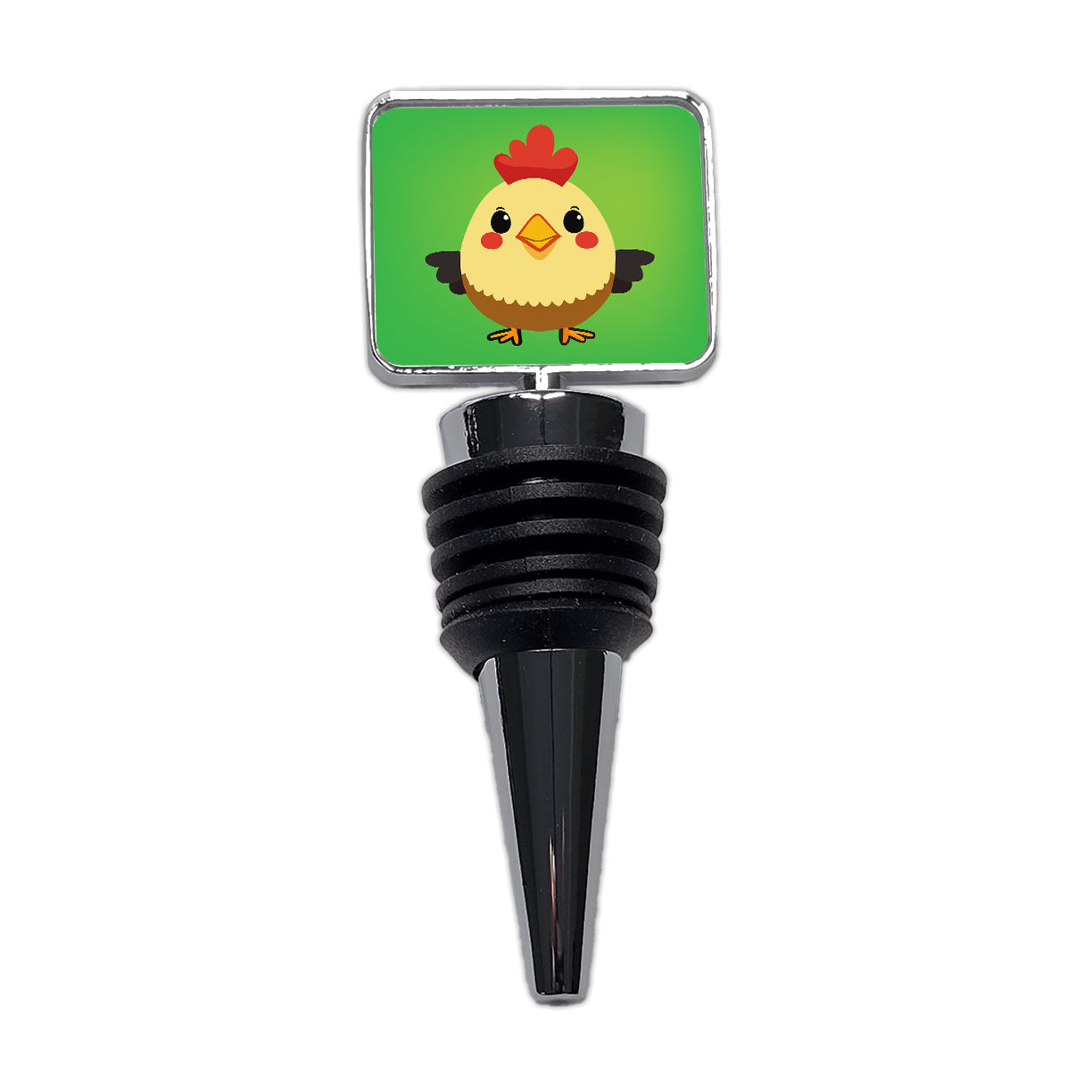 Rooster Chicken Sweet Baby Wine Bottle Stopper