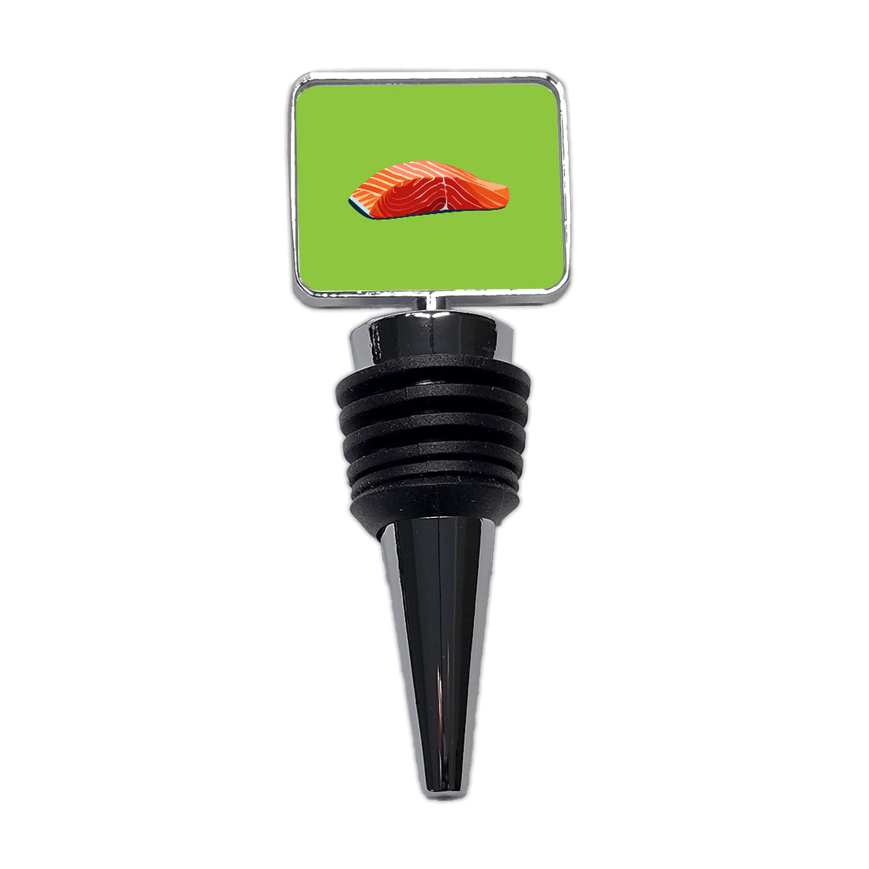 Salmon Fresh Fish Fillet Sockeye Atlantic Wine Bottle Stopper