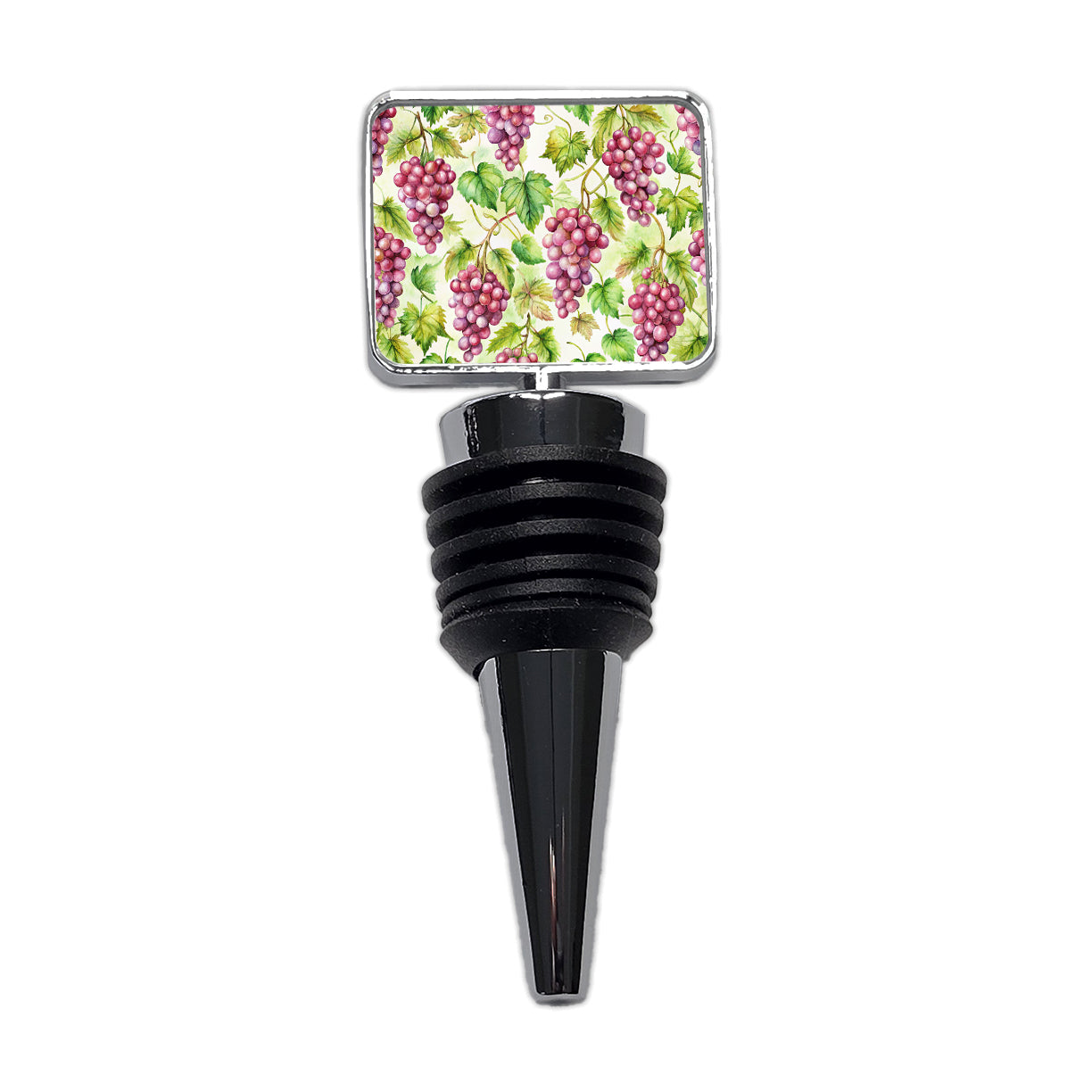 Bunches Of Purple Grapes Wine Bottle Stopper