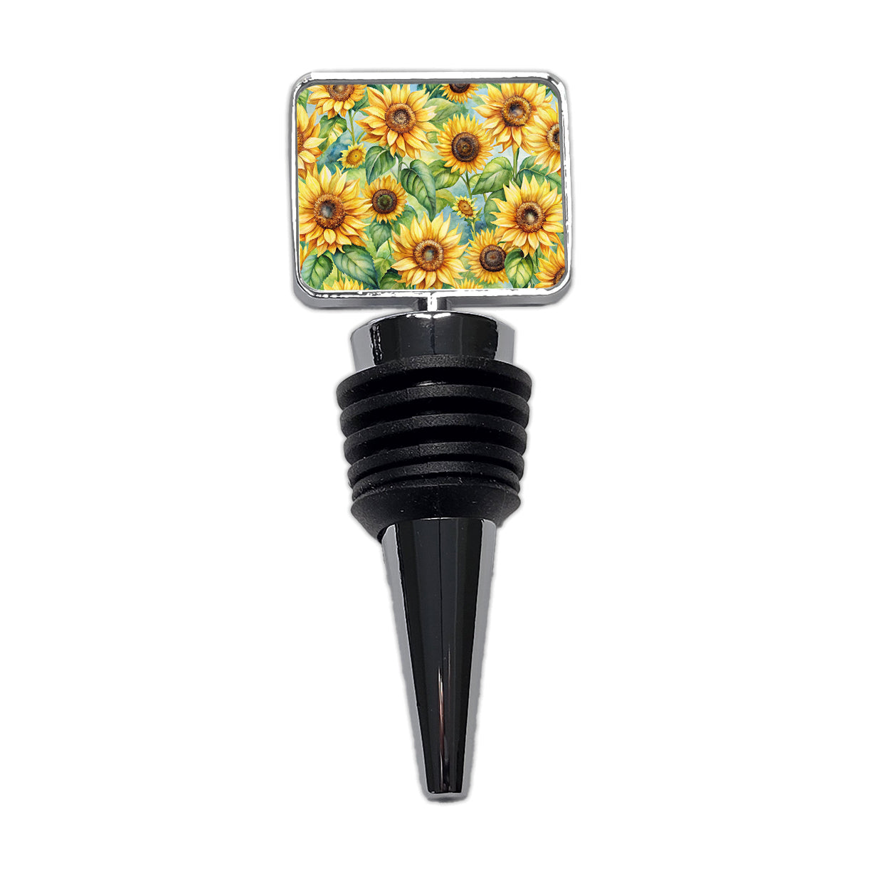 Lots Of Sunflowers Wine Bottle Stopper