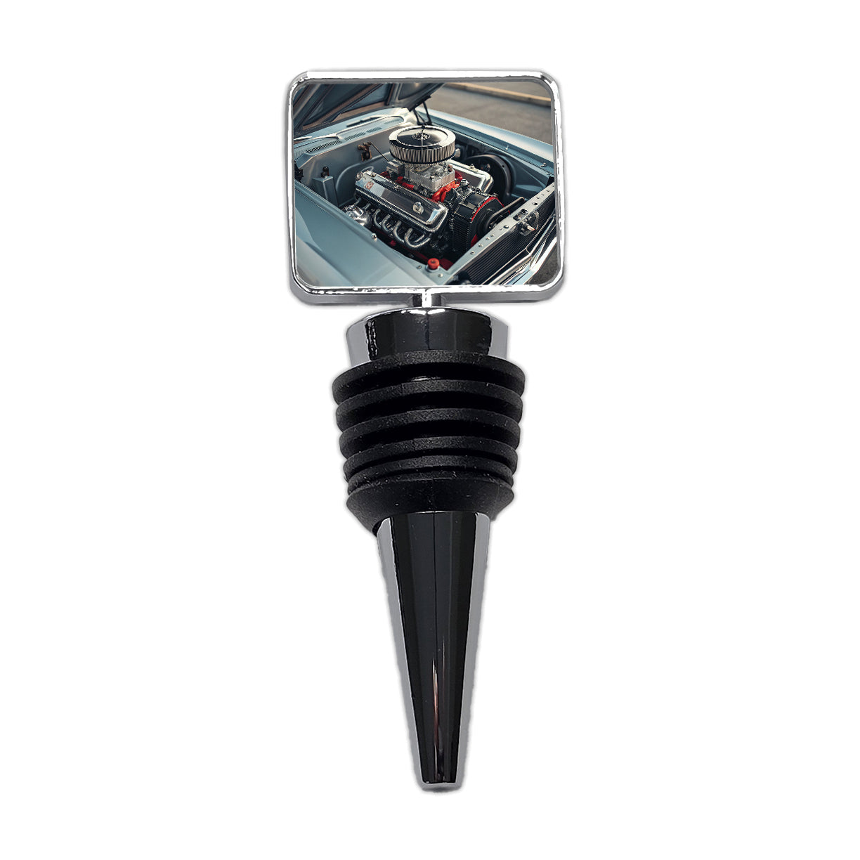 V8 Engine In Classic Muscle Car Wine Bottle Stopper