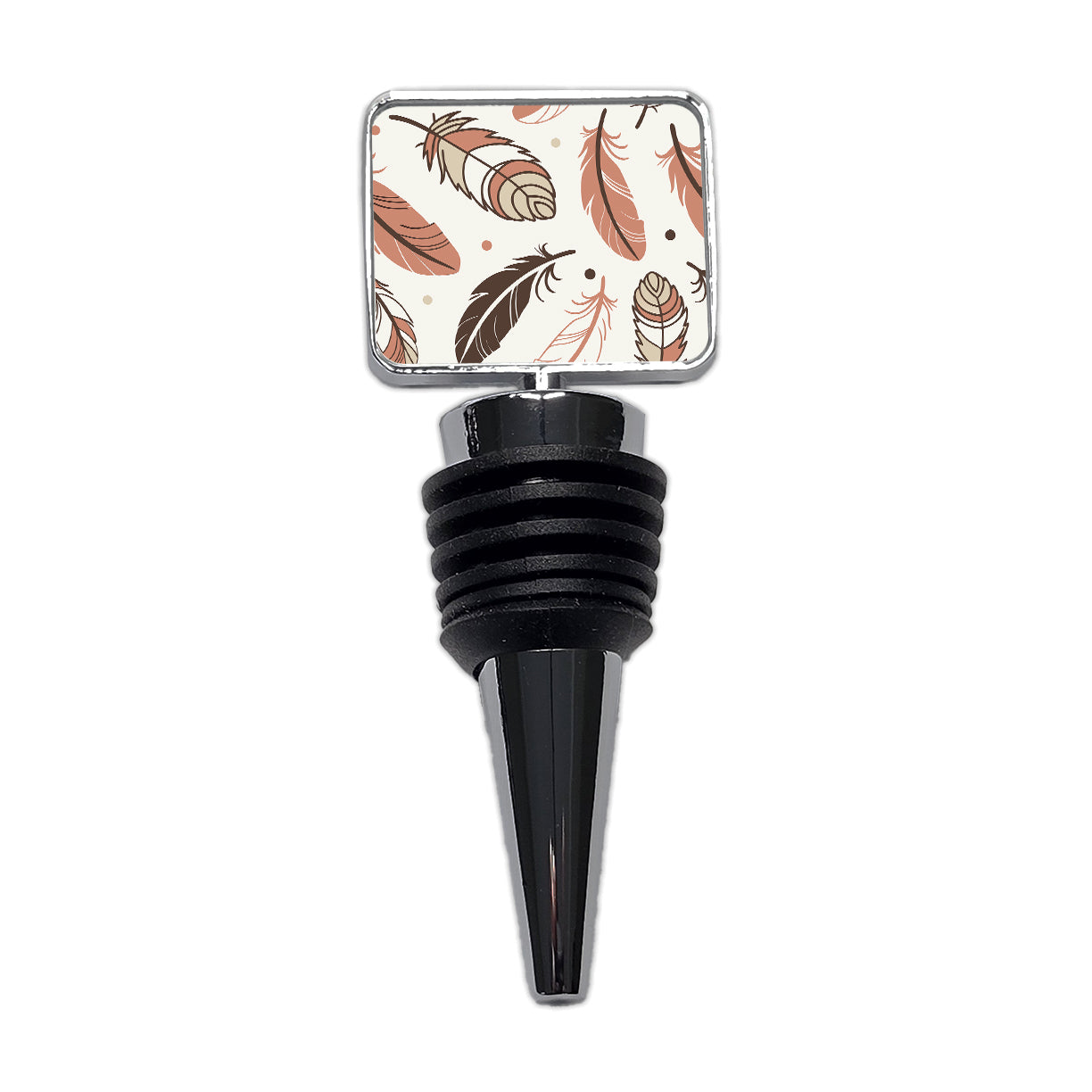 Boho Feathers Wine Bottle Stopper