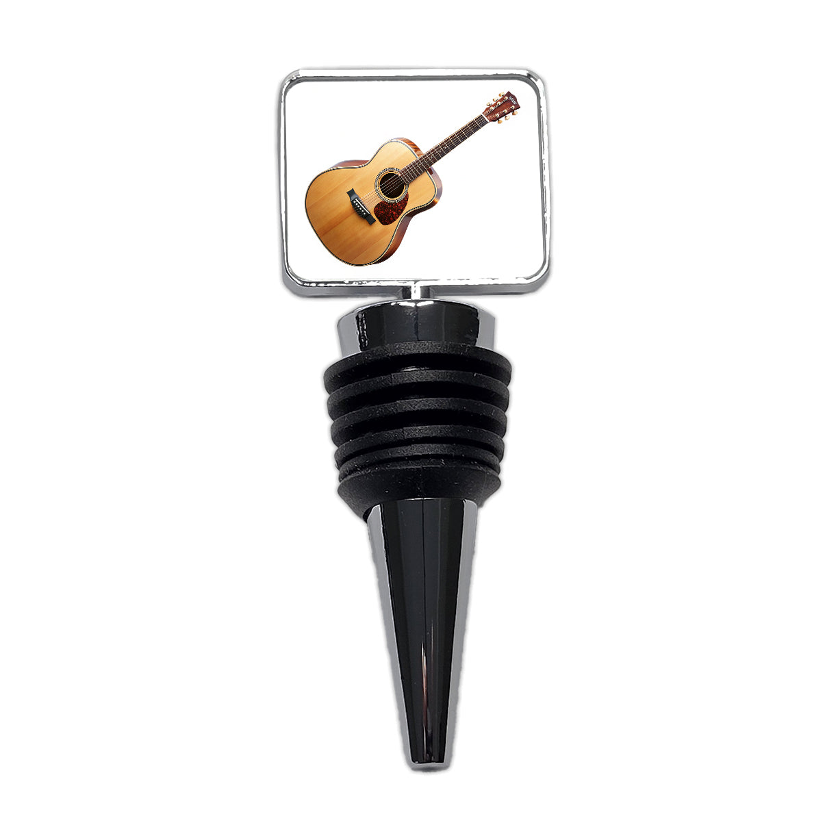 Acoustic Guitar Music Musical Instrument Musician Wine Bottle Stopper