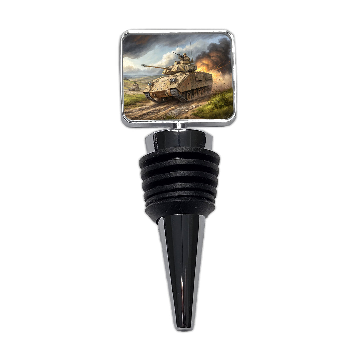 Bradley Fighting Vehicle US Army Armor Wine Bottle Stopper