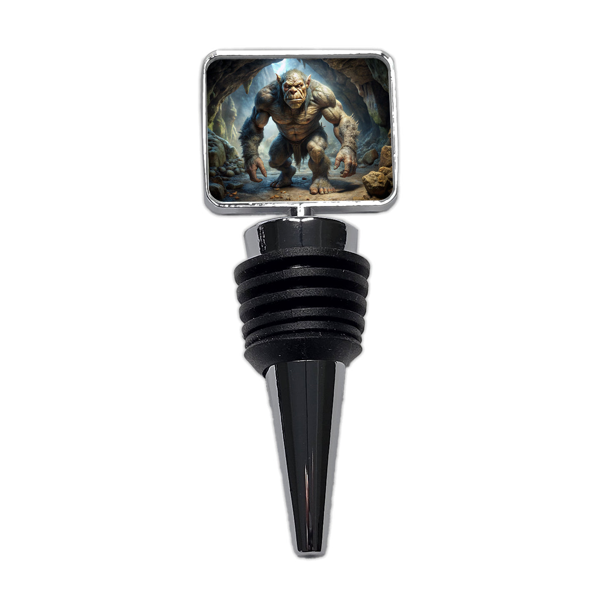 Cave Troll Fantasy Monster Wine Bottle Stopper