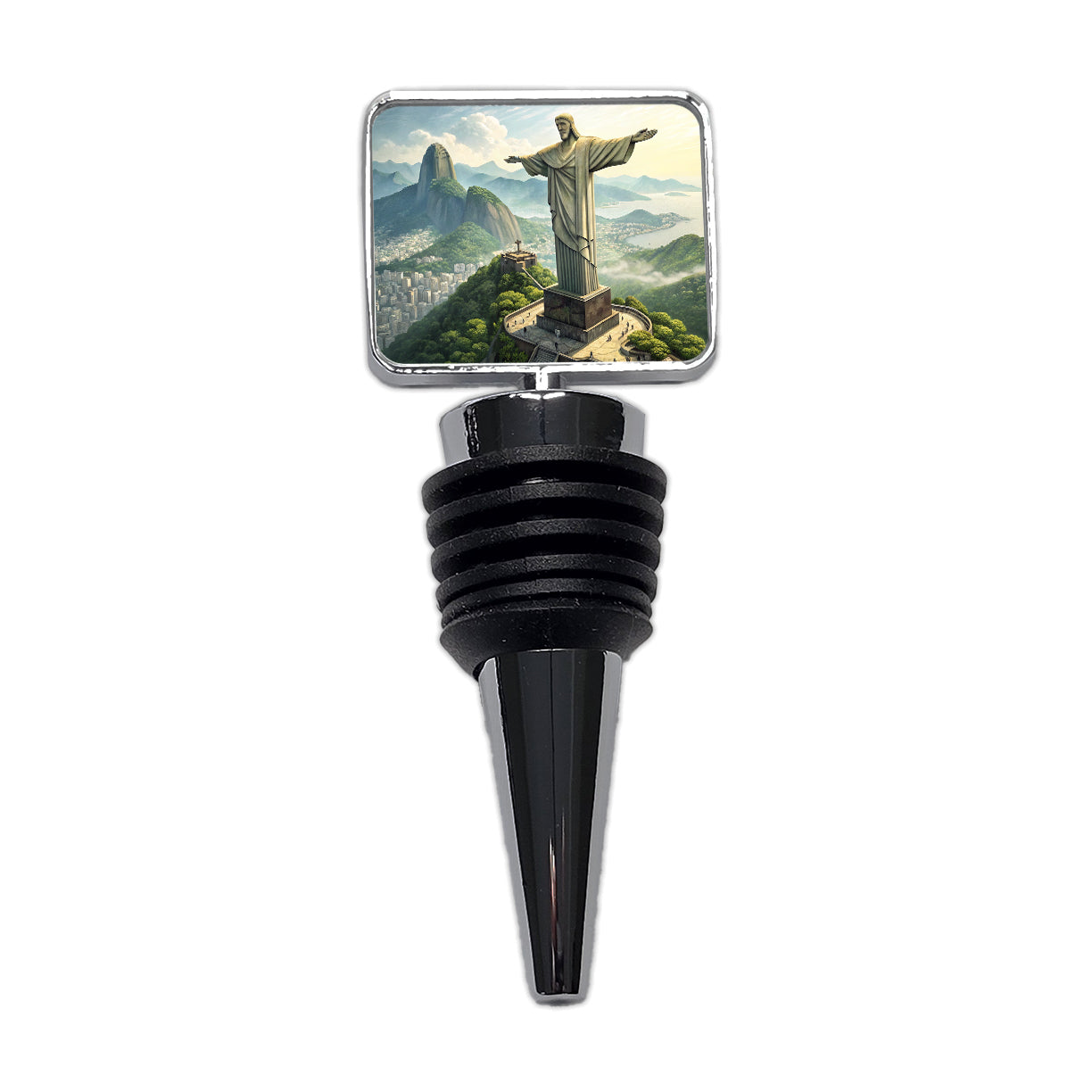 Christ The Redeemer Statue Rio De Janeiro Brazil Wine Bottle Stopper