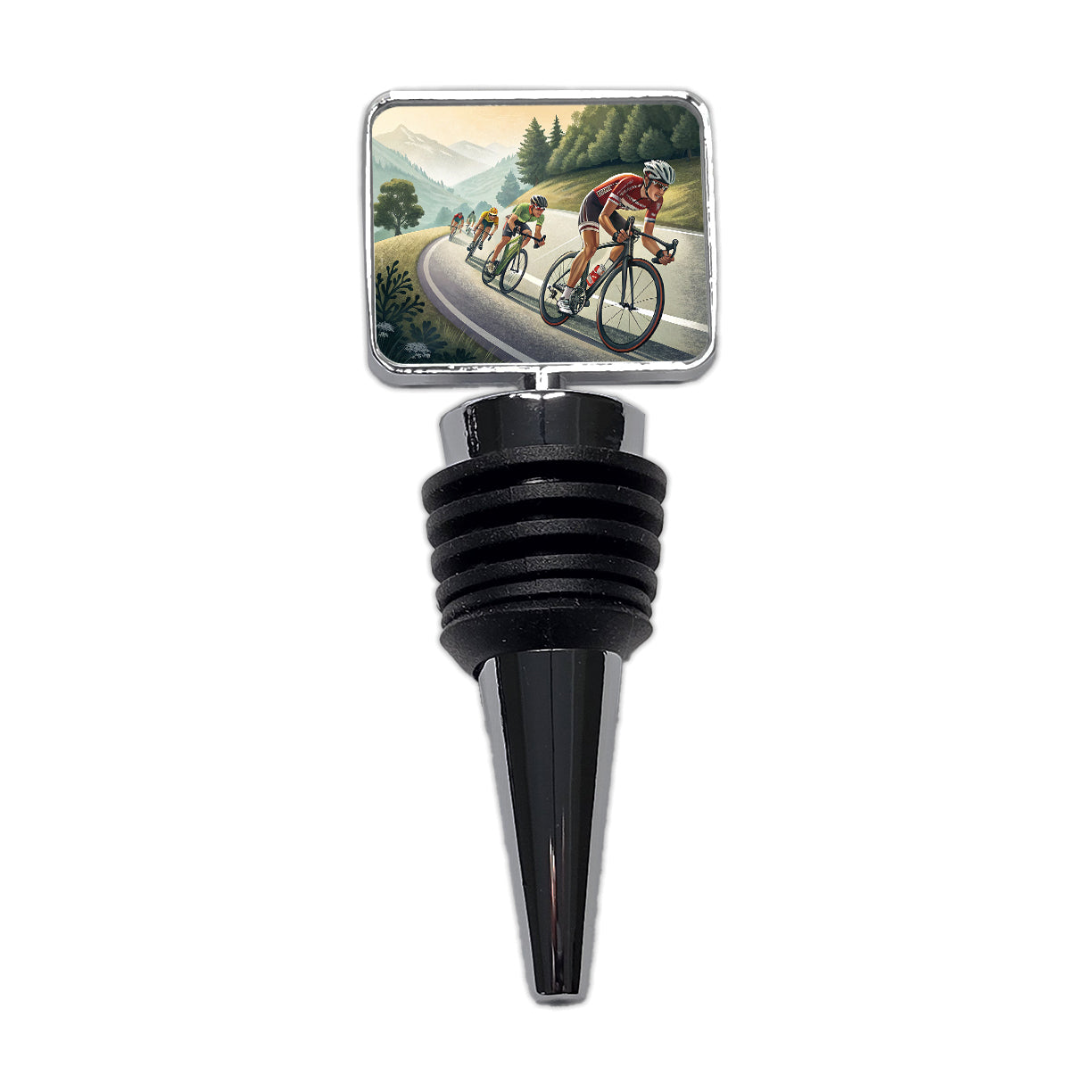 Road Bicycle Bike Racing Wine Bottle Stopper