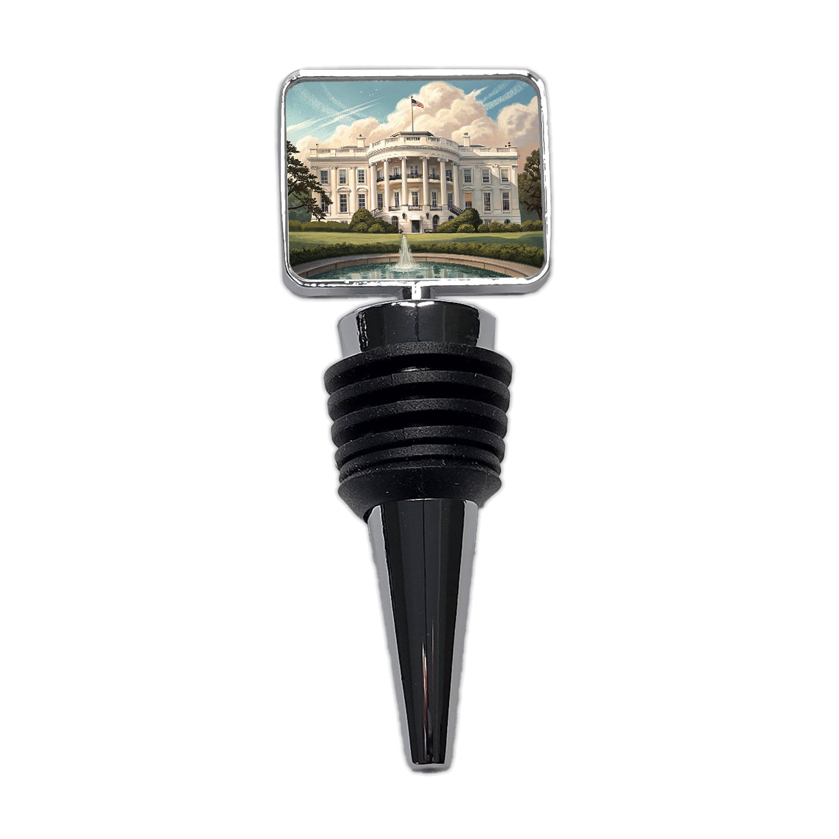 White House Washington DC Wine Bottle Stopper
