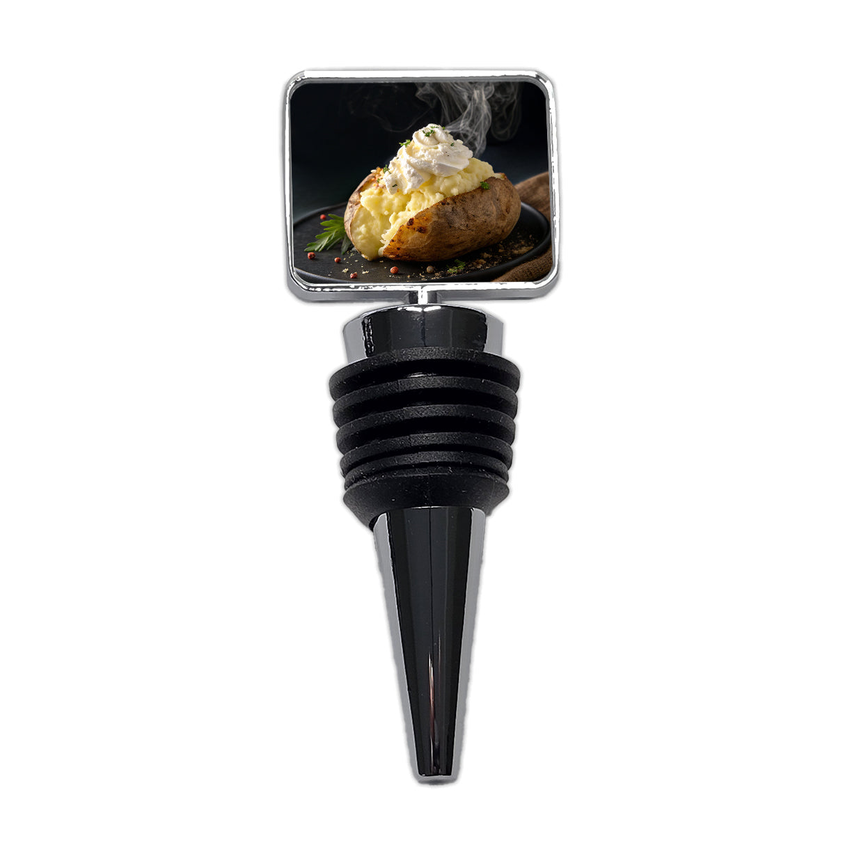 Baked Potato Wine Bottle Stopper