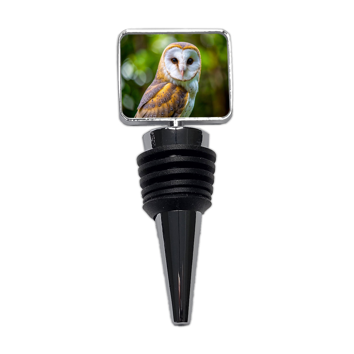 Barn Owl Raptor Bird Of Prey Wine Bottle Stopper