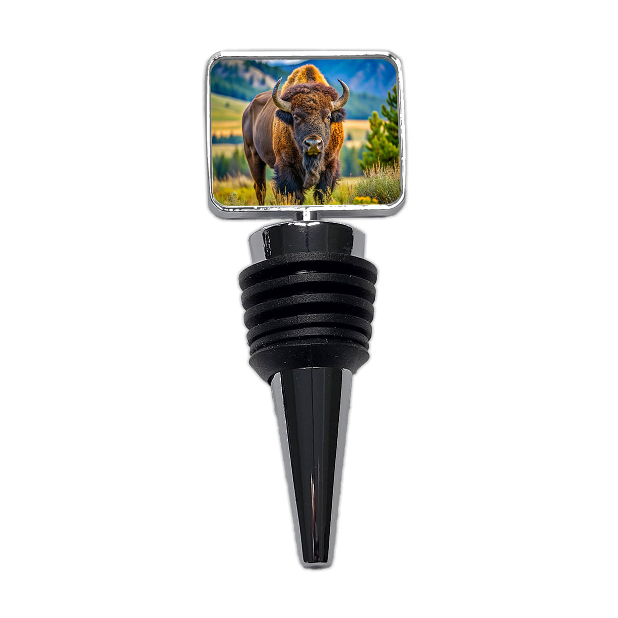 Bison Buffalo Wine Bottle Stopper