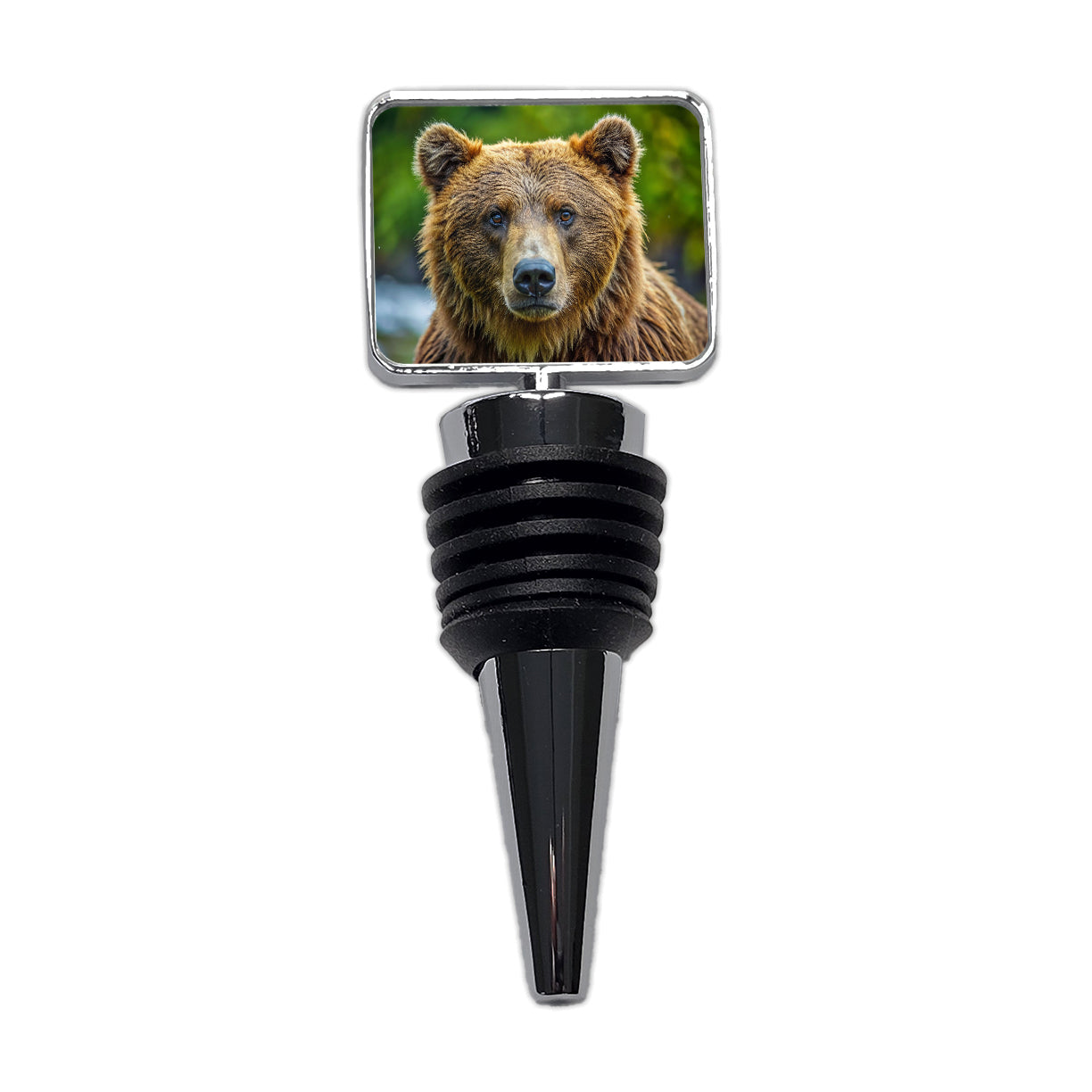 Brown Bear Wine Bottle Stopper