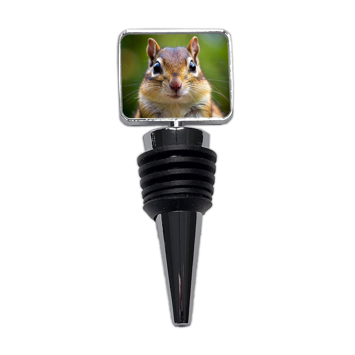 Chipmunk Face Wine Bottle Stopper