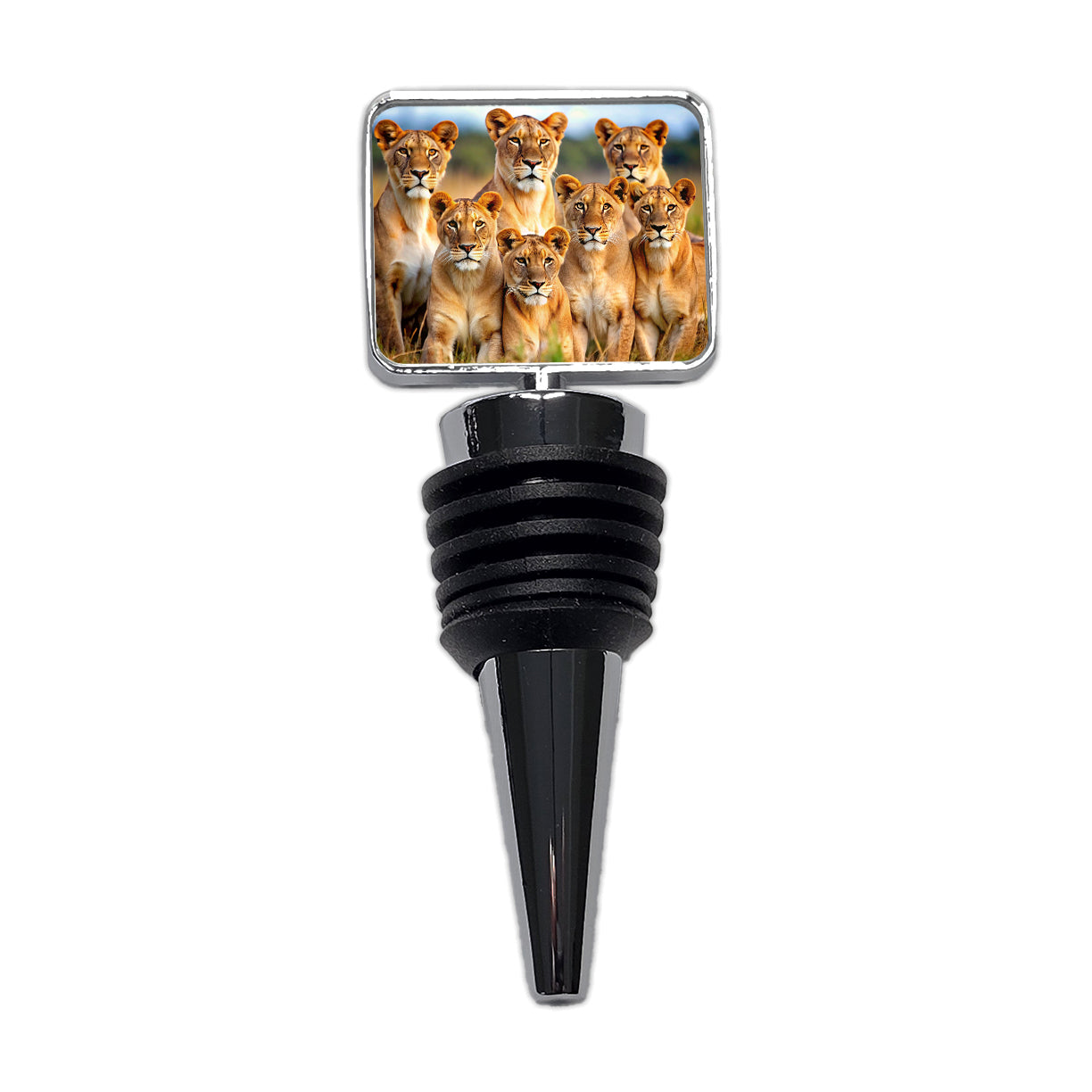 Female Lions Wine Bottle Stopper