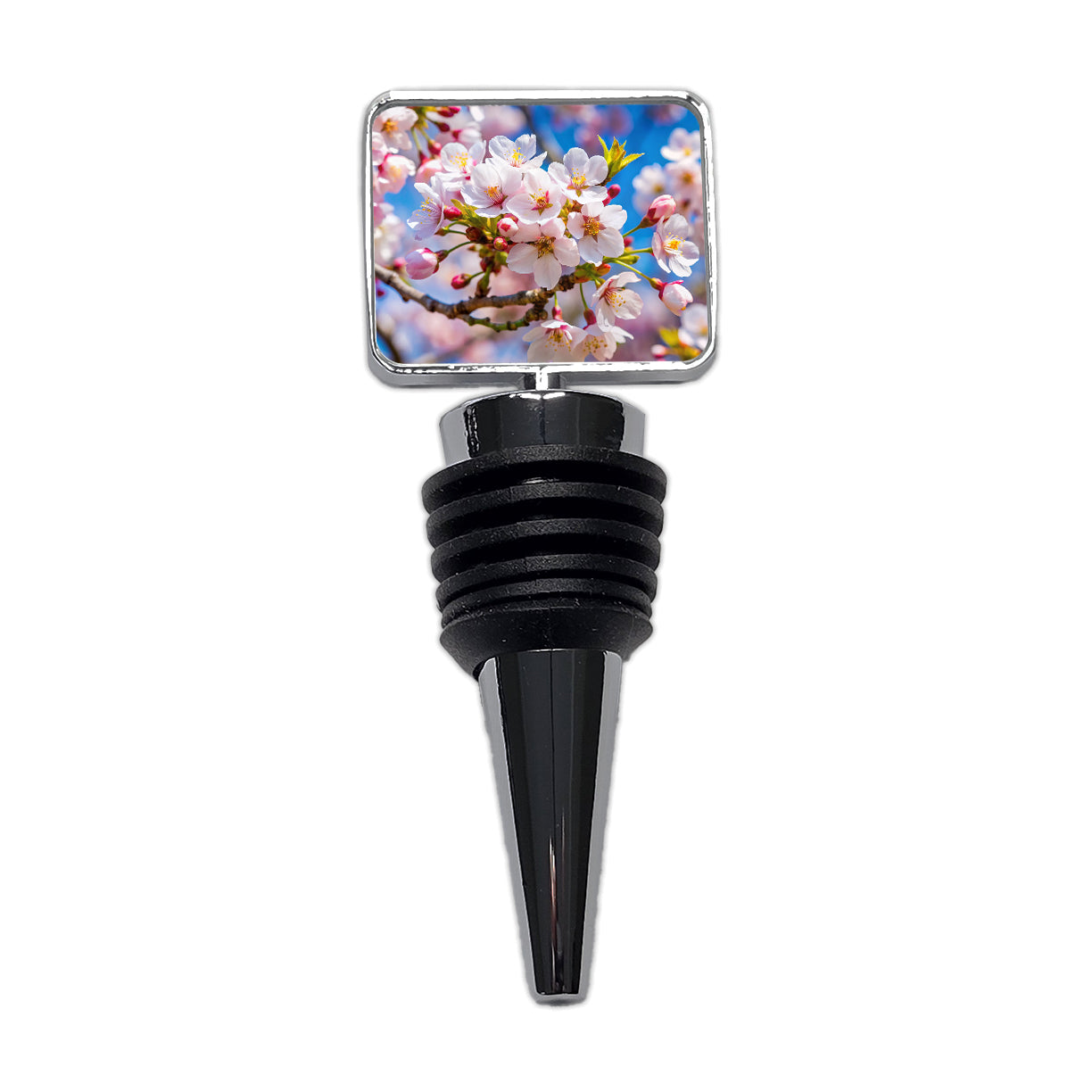 Flowering Cherry Tree Branch Wine Bottle Stopper