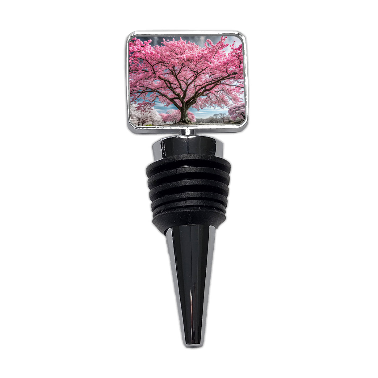 Japanese Sakura Cherry Blossom Tree Wine Bottle Stopper