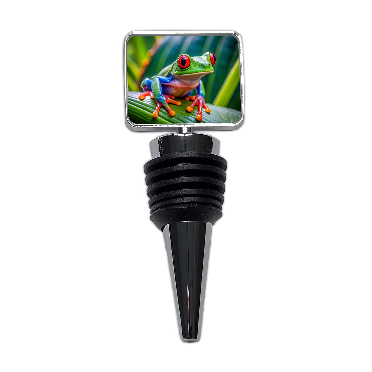 Red Eyed Tree Frog Wine Bottle Stopper