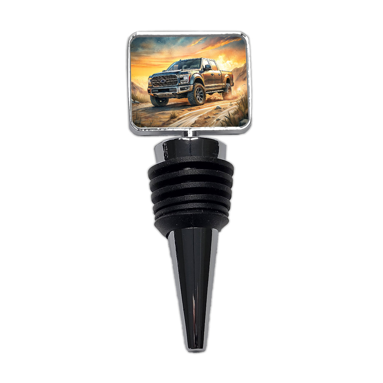 Modern Off-Road Truck Art Wine Bottle Stopper