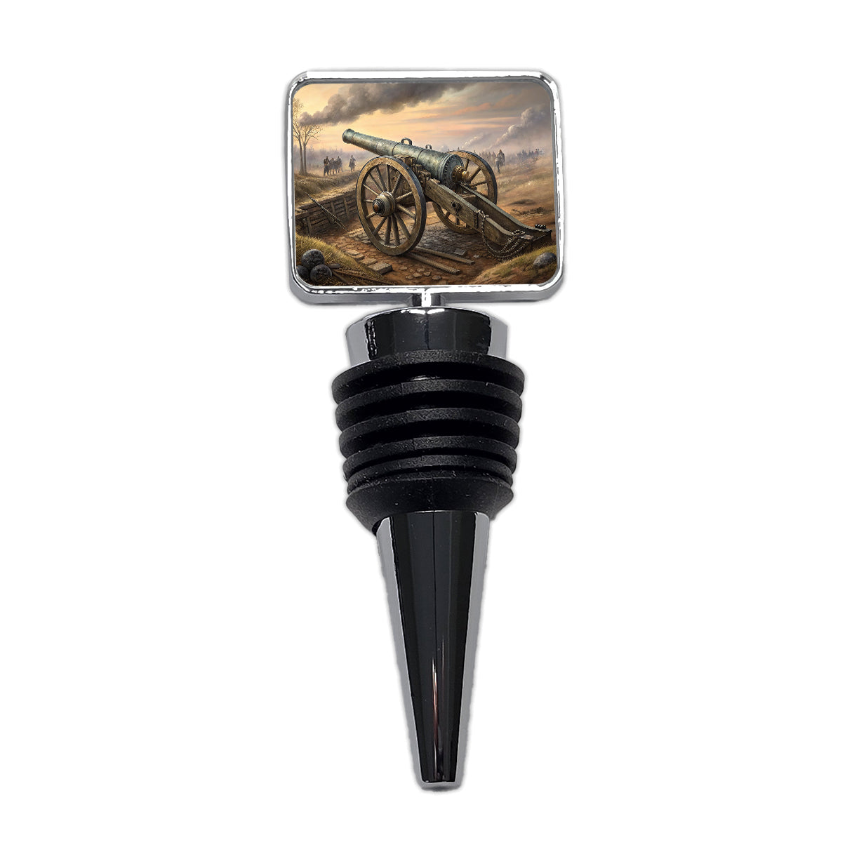 US Civil War Military Canon Wine Bottle Stopper