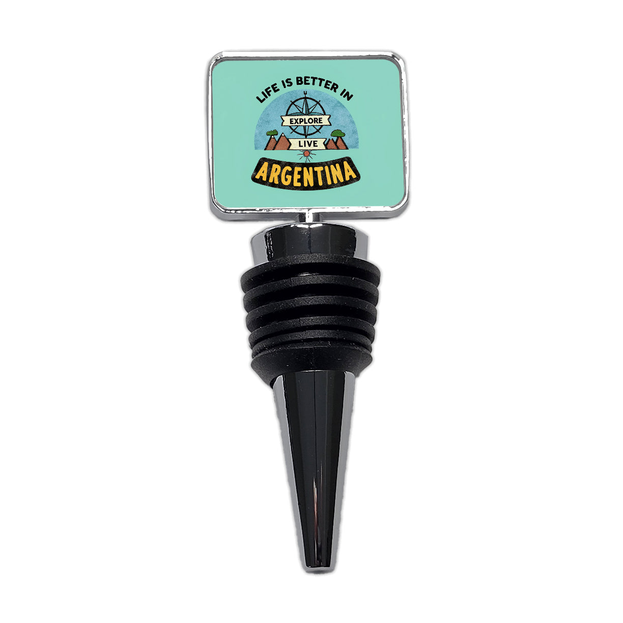 Life Is Better In Argentina Wine Bottle Stopper