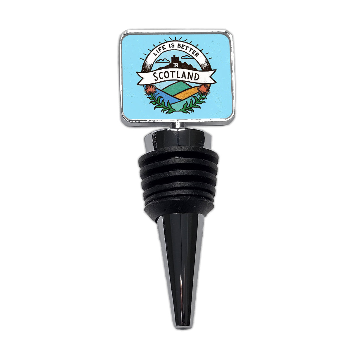 Life Is Better In Scotland Wine Bottle Stopper