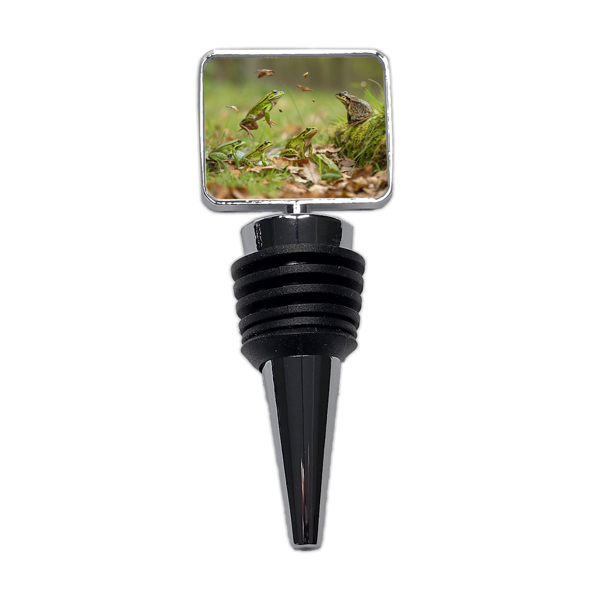 Bunch Of Frogs Wine Bottle Stopper