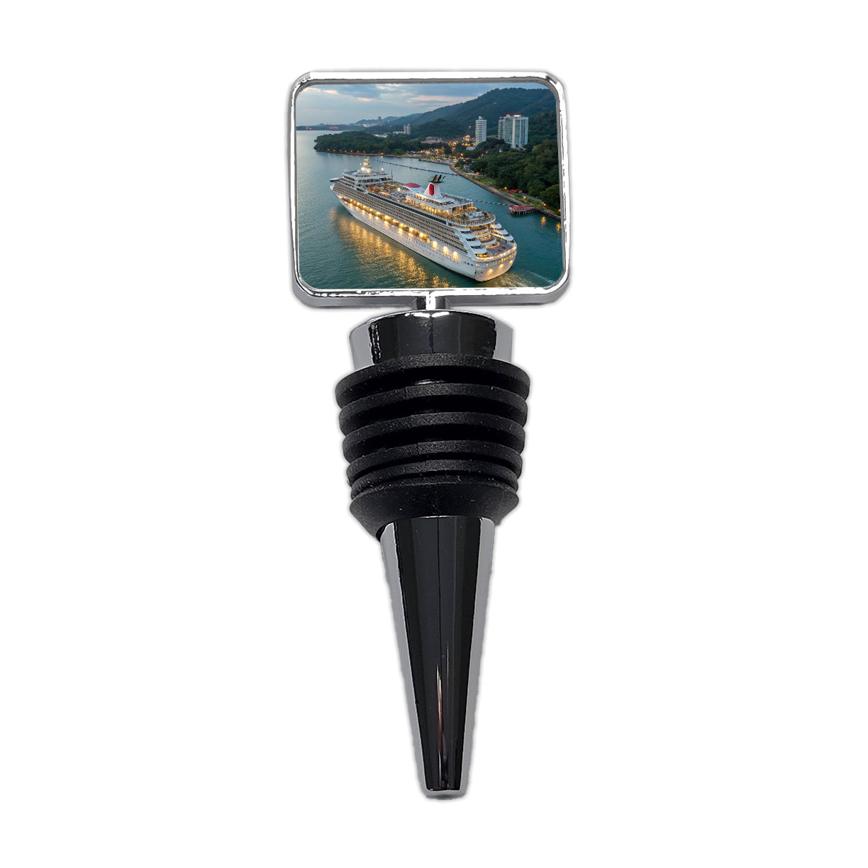 Cruise Ship Travel Vacation Wine Bottle Stopper