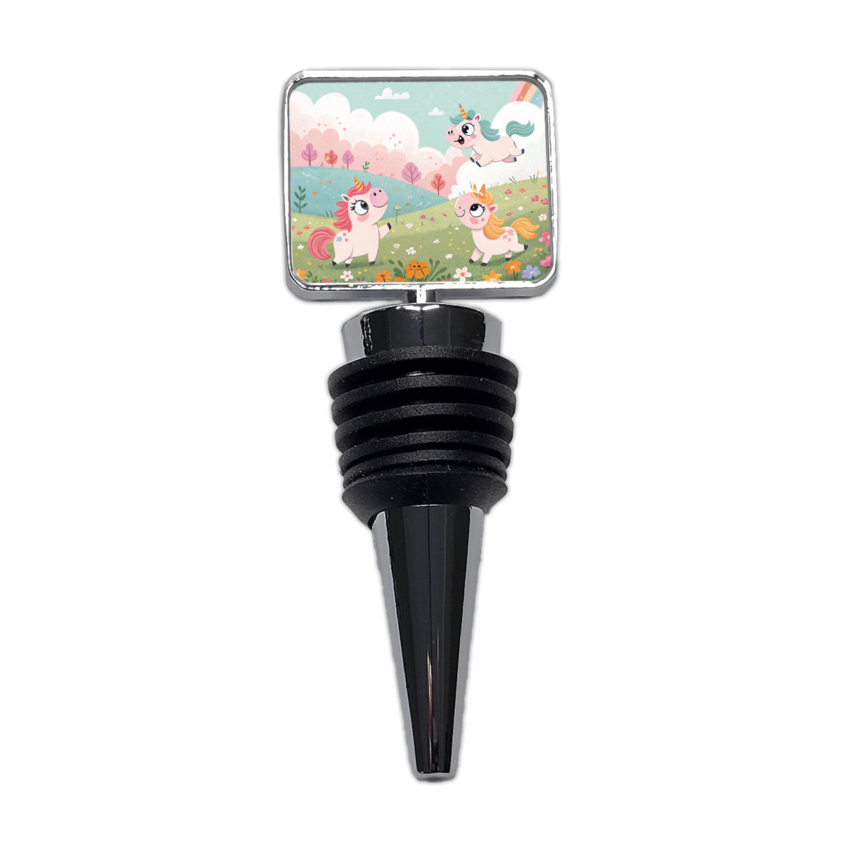 Kawaii Unicorns Wine Bottle Stopper