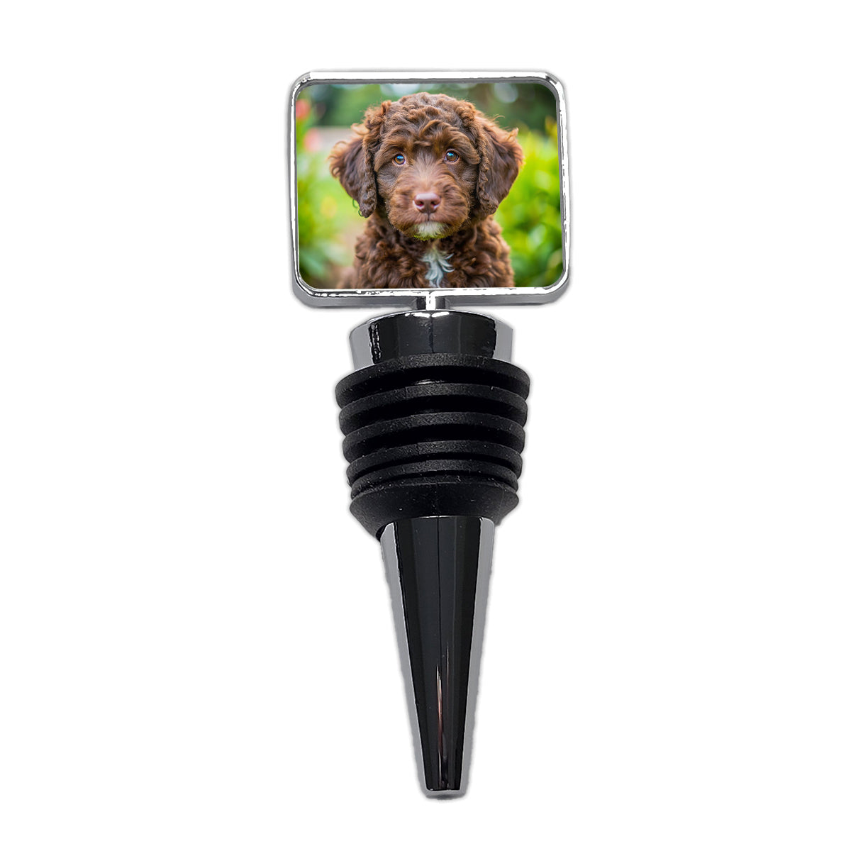 Barbet Dog Puppy Photo Wine Bottle Stopper