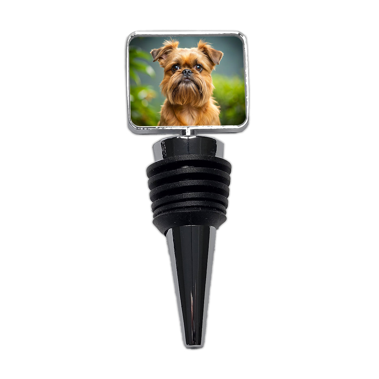 Brussels Griffon Dog Photo Wine Bottle Stopper