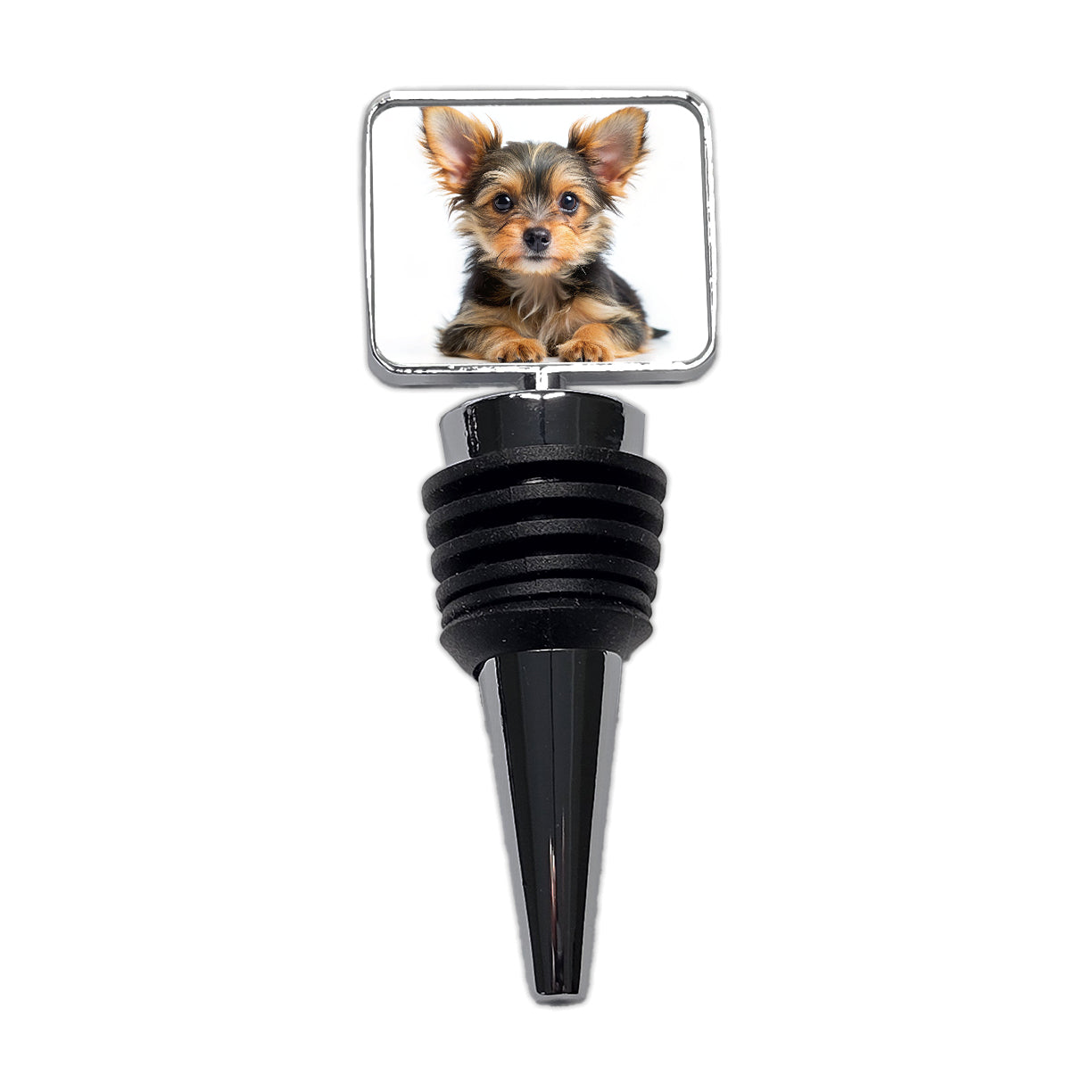 Chorkie Dog Puppy Photo Wine Bottle Stopper