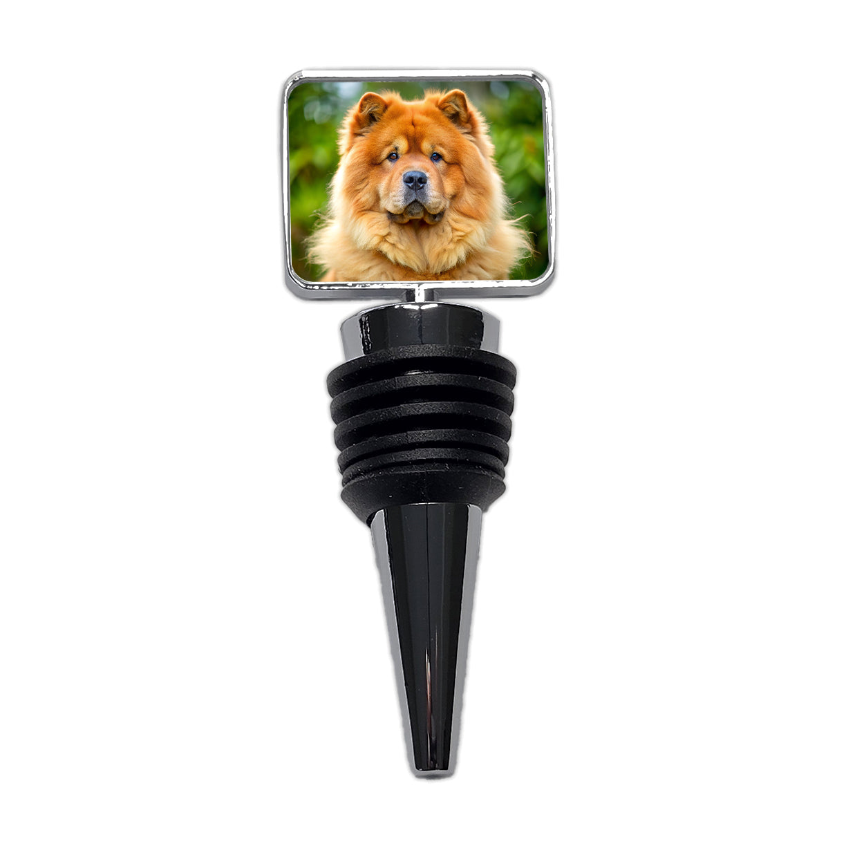 Chow Chow Dog Photo Wine Bottle Stopper