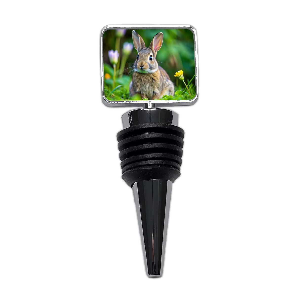 Rabbit Bunny Photo Wine Bottle Stopper