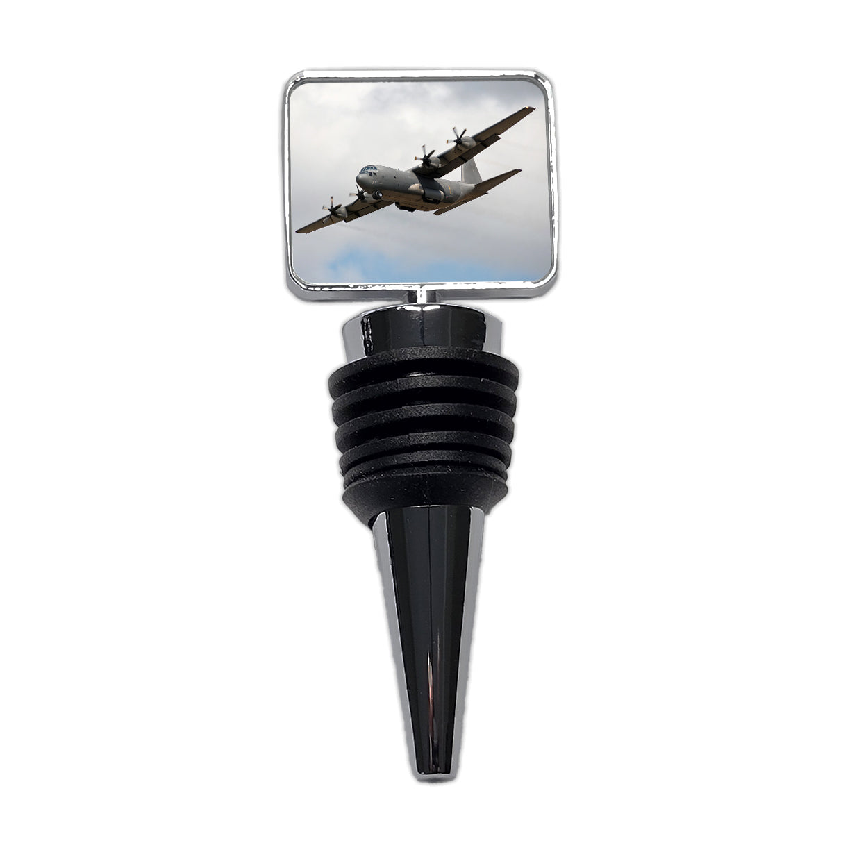 C-130 Hercules Military Transport Plane Wine Bottle Stopper