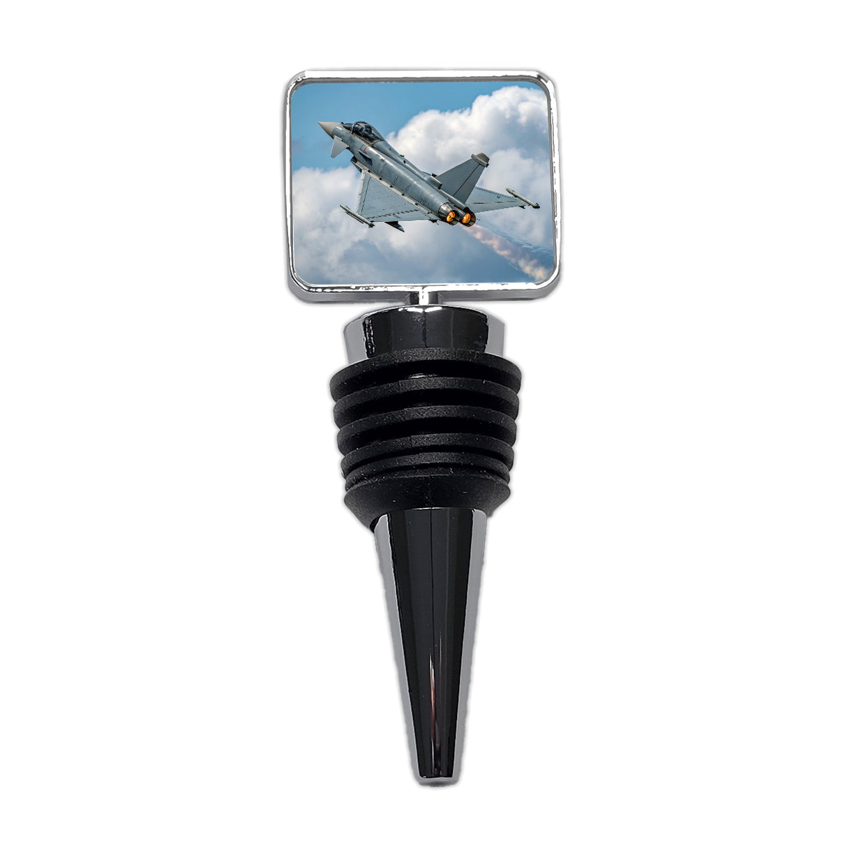 Eurofighter Typhoon Fighter Jet Plane Wine Bottle Stopper