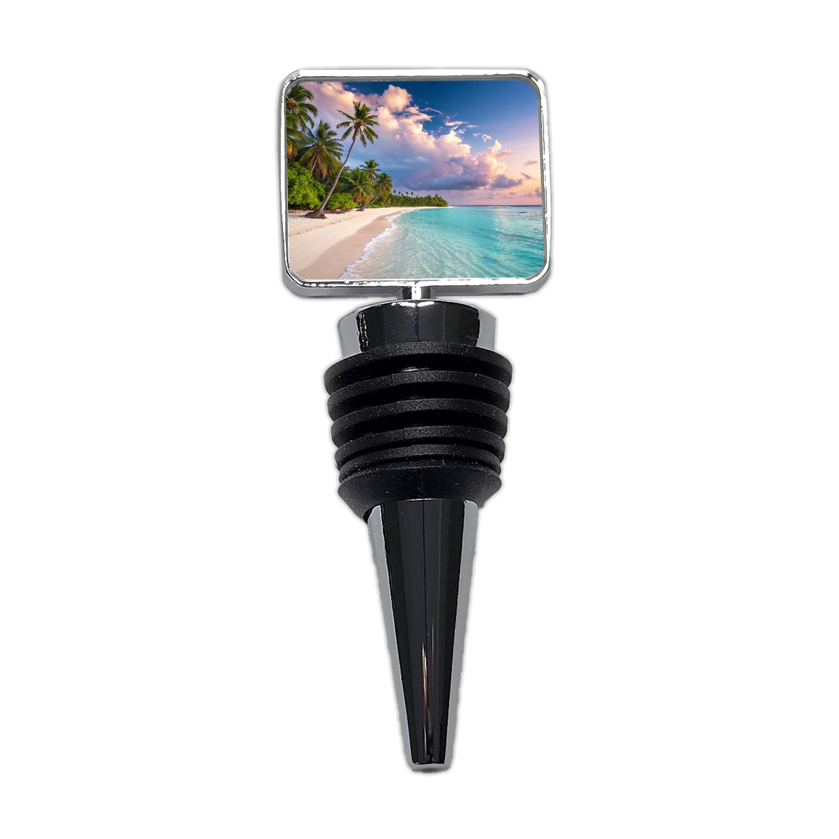 Bali Indonesia Beach Sand Ocean Wine Bottle Stopper