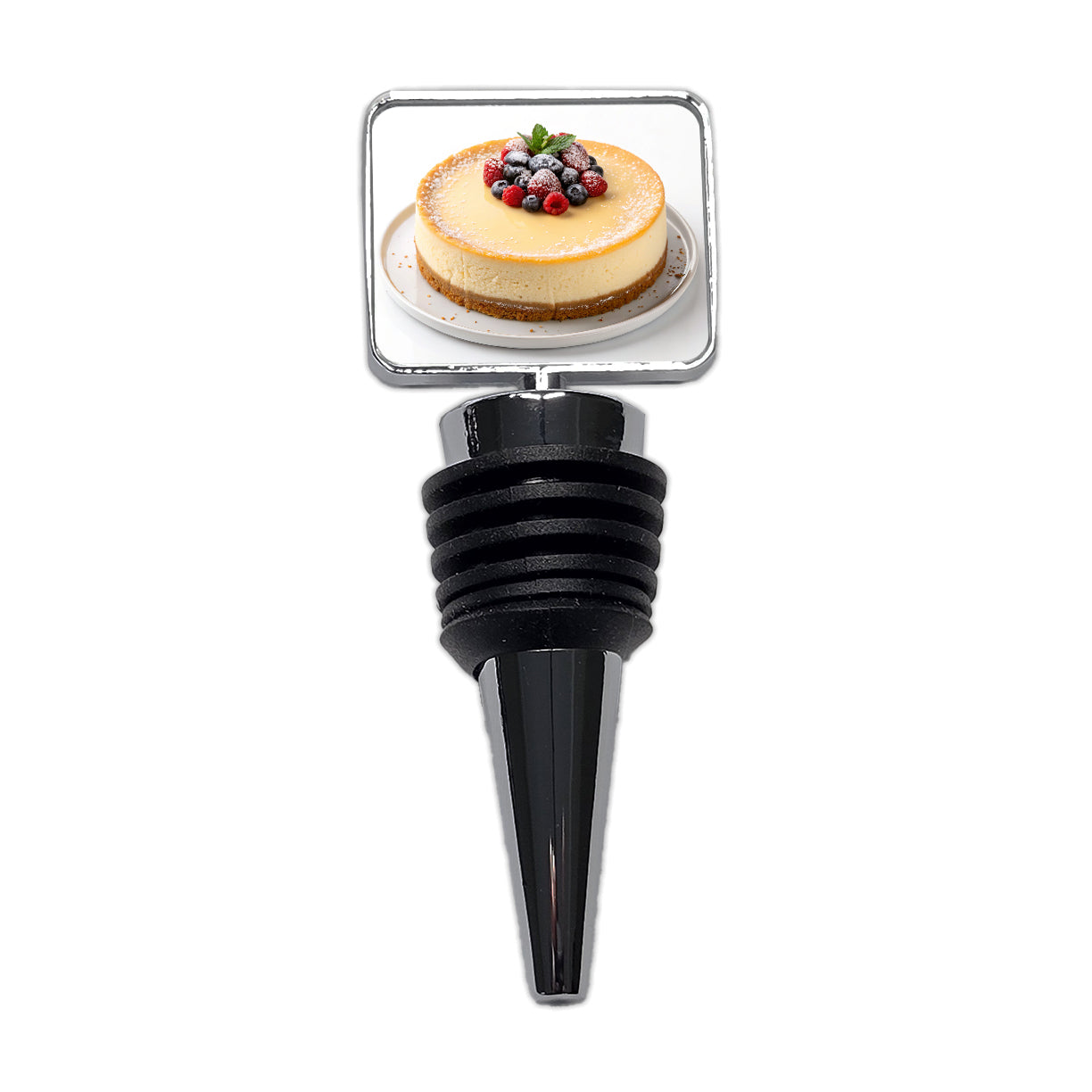 Cheesecake Berries Wine Bottle Stopper