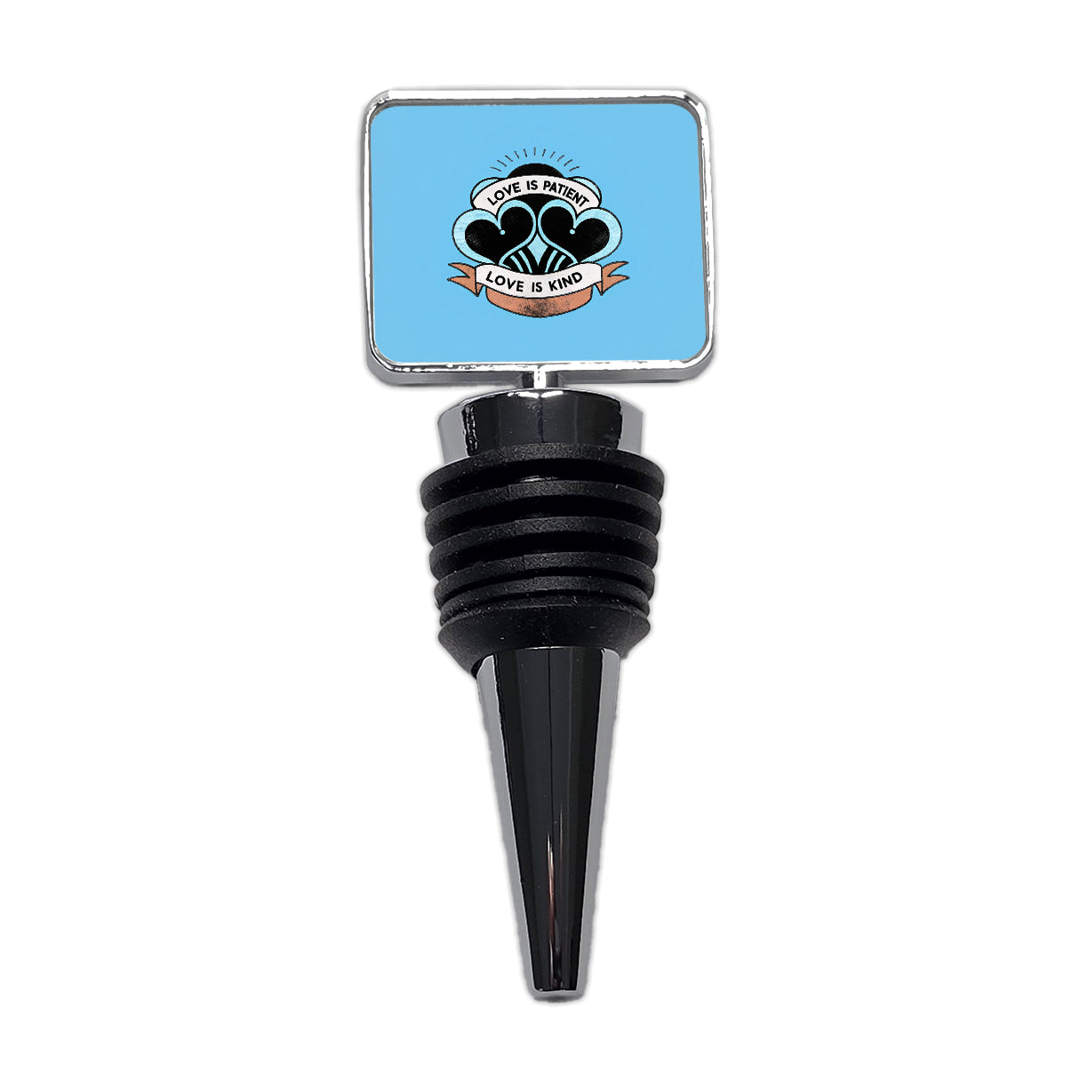 Love Is Patient Love Is Kind Bible Verse Wine Bottle Stopper