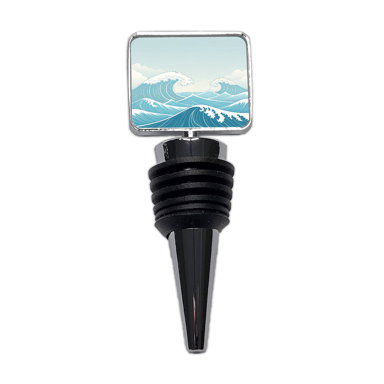 Ocean Waves High Surf Wine Bottle Stopper