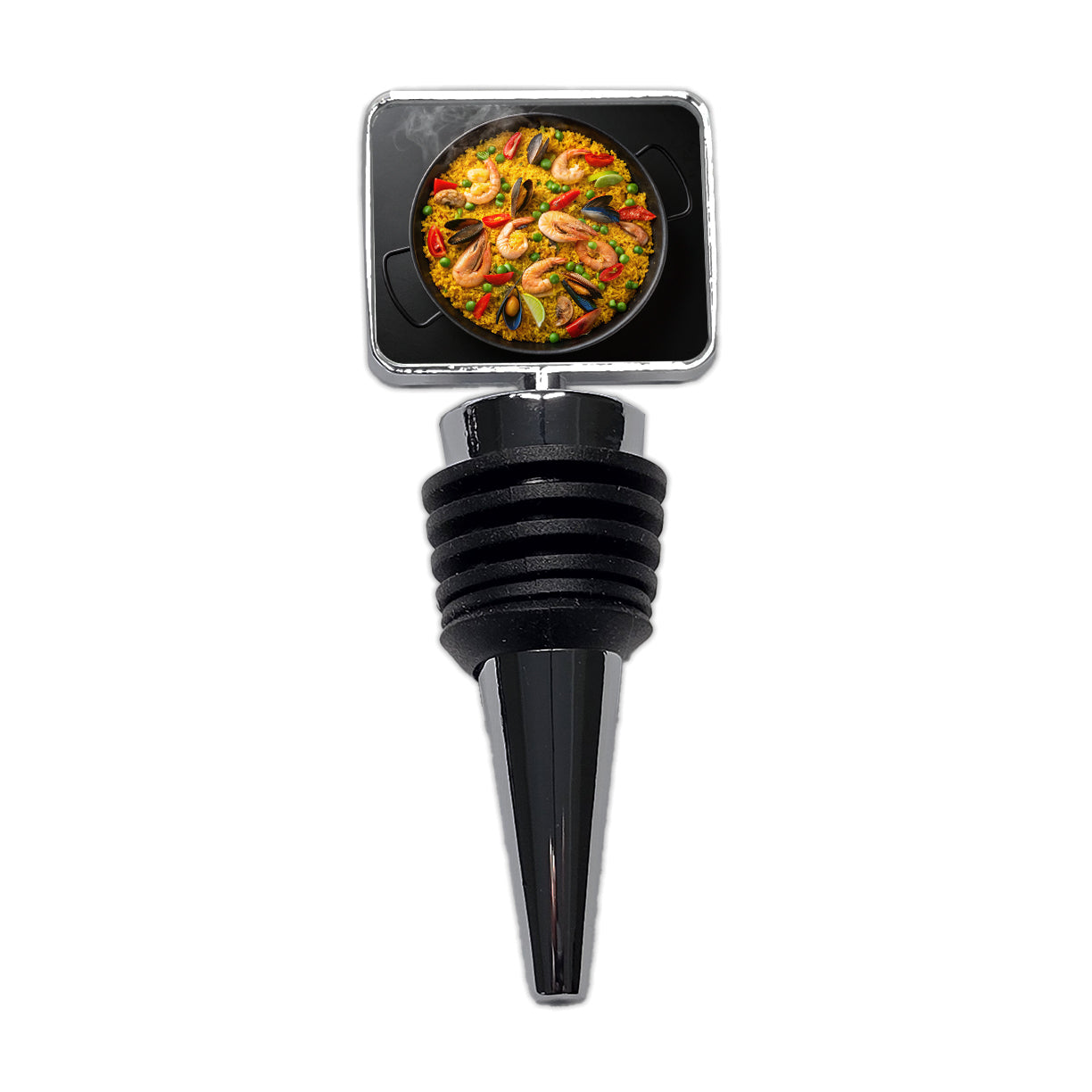 Paella Spanish Rice Dish Wine Bottle Stopper
