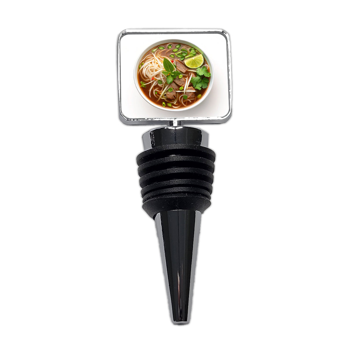 Pho Vietnamese Soup Bowl Wine Bottle Stopper