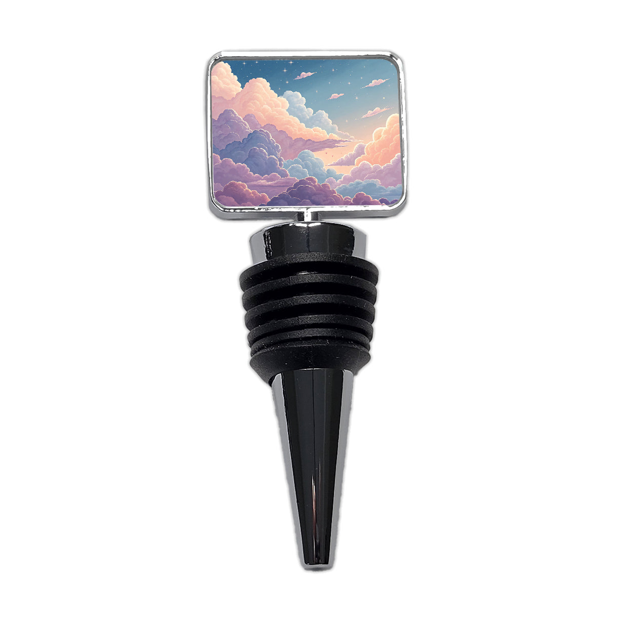 Puffy Clouds Sky Pastel Beautiful Wine Bottle Stopper