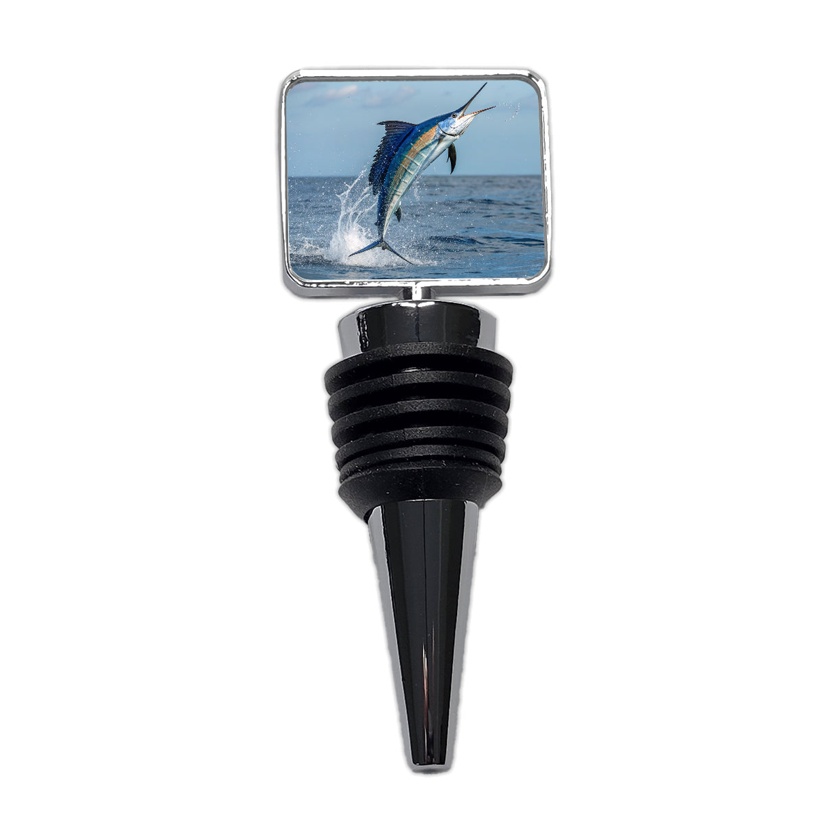 Sailfish Jumping Fishing Wine Bottle Stopper