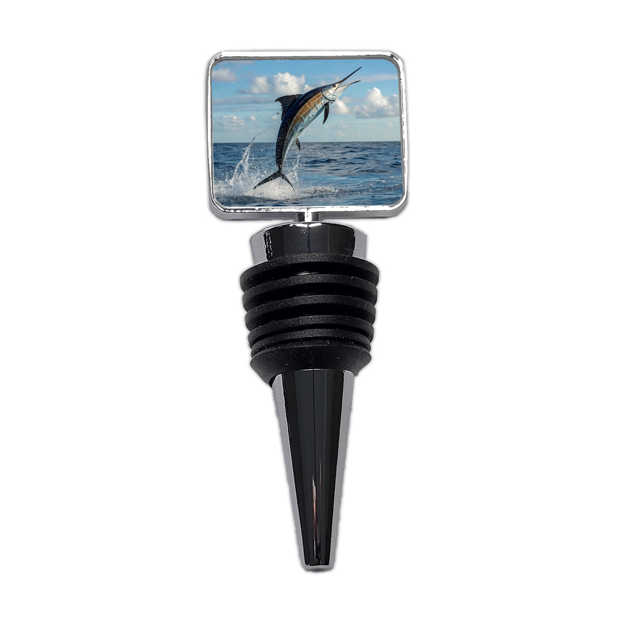 Sailfish Jumping Sea Fishing Wine Bottle Stopper
