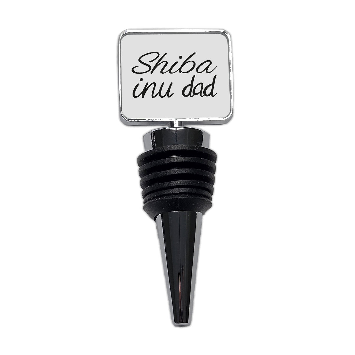 Shiba Inu Dad Dog Wine Bottle Stopper