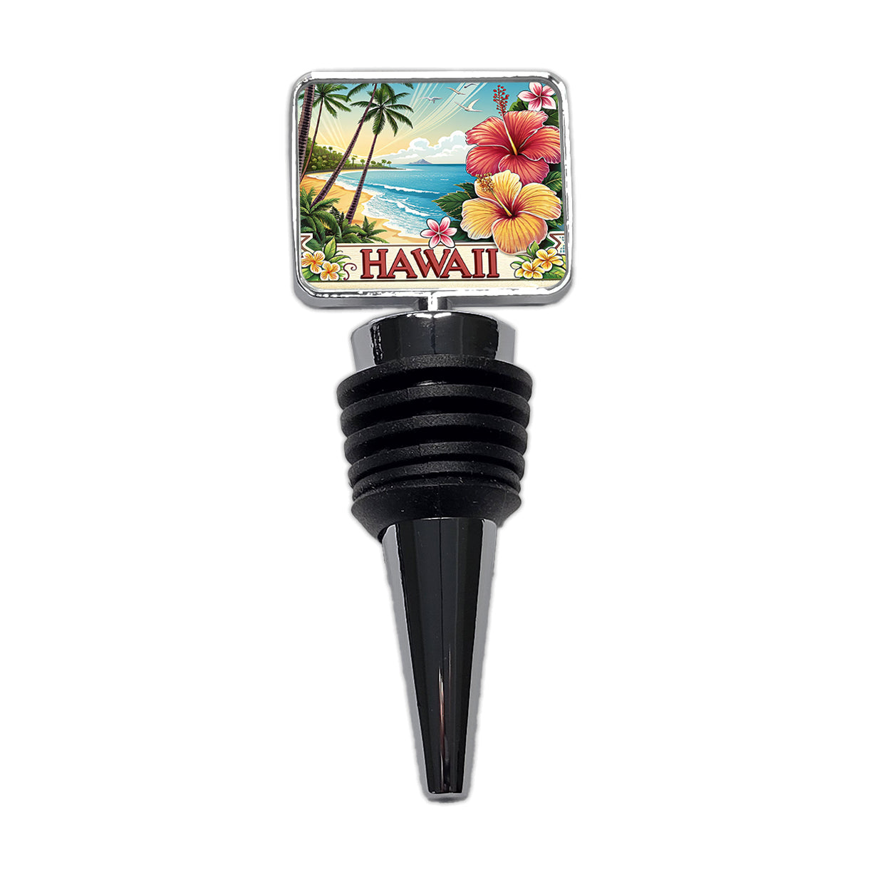 Hawaii HI Travel City State Stamp Wine Bottle Stopper