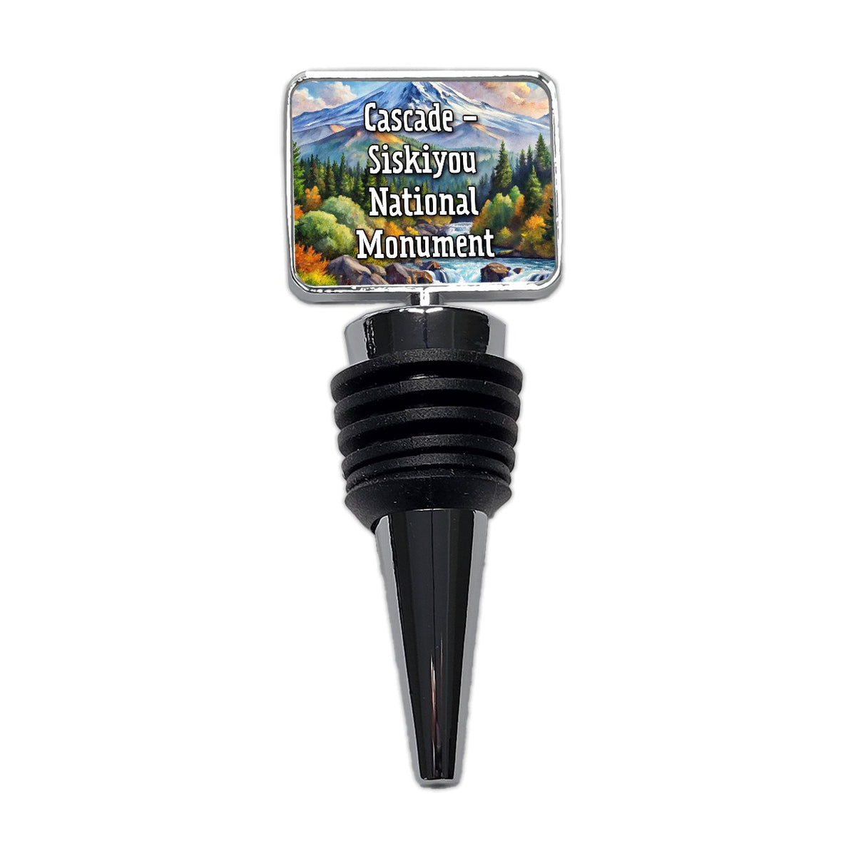 Cascade - Siskiyou National Monument California, Oregon Wine Bottle Stopper