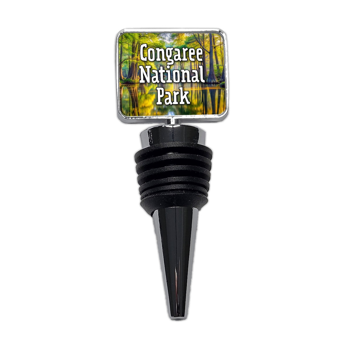 Congaree National Park South Carolina Wine Bottle Stopper
