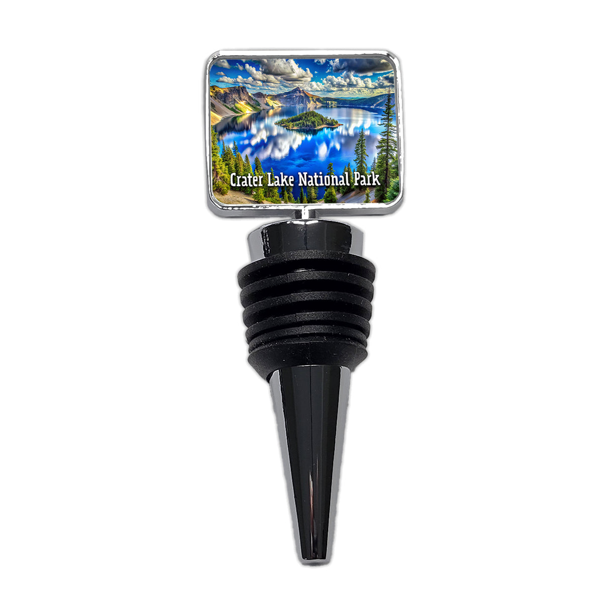 Crater Lake National Park Oregon Wine Bottle Stopper