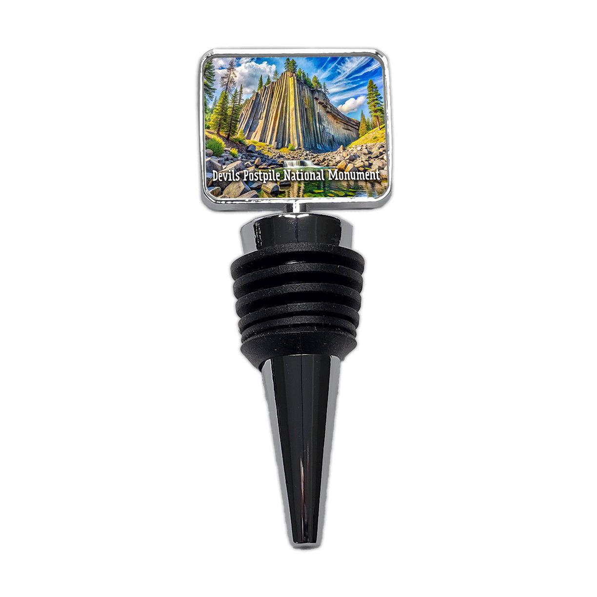 Devils Postpile National Monument California Wine Bottle Stopper